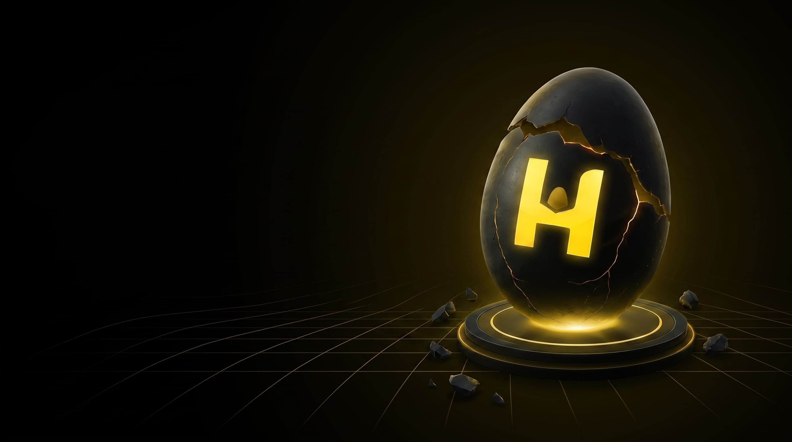 Cracked Hatchr egg